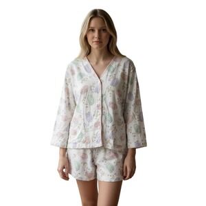 Vintage Cat Napping NWT Pajama Short Set Size Medium